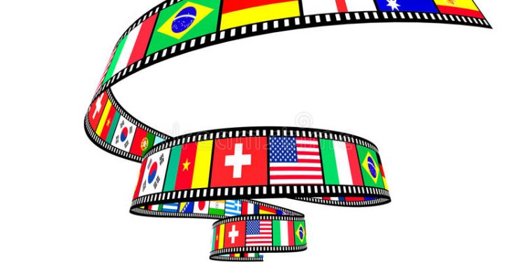 flag movie d image film strip different 41328779