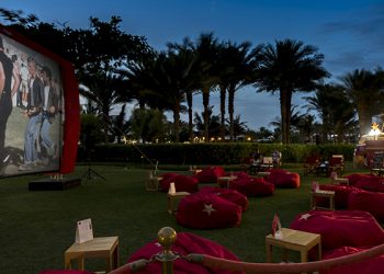 The Ritz Carlton Cinema under the stars featured