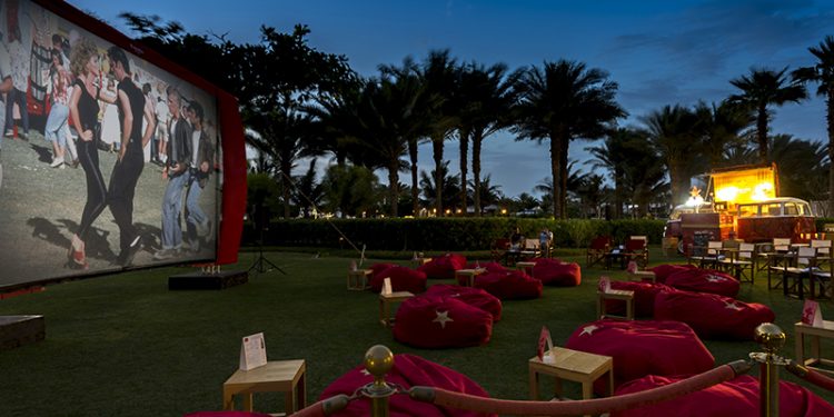The Ritz Carlton Cinema under the stars featured
