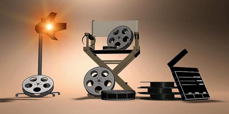 cinema movie filmstrip hollywood stripes entertainment film movies media