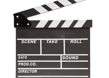 film clapper board space 23437039
