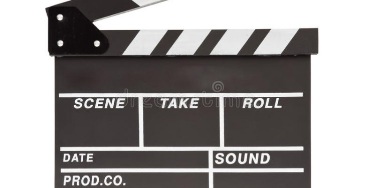 film clapper board space 23437039