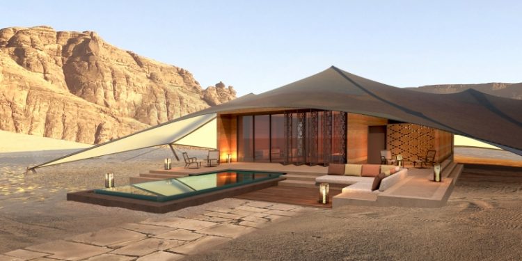 صور مدهشة.. AW2 تصمم منتجع خيم بدوي في صحراء العلا 9 800x444 1