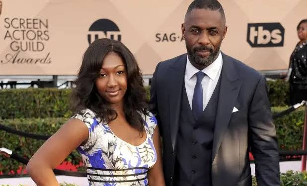 إدريس إلبا وابنته