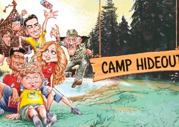 Horizontal CAMP HIDEOUT Poster