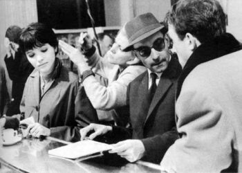 on the set of vivre sa vie 1962 dir jean luc godard