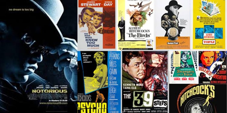 أفلام من أهم أعمال المخرج ألفريد هيتشكوك