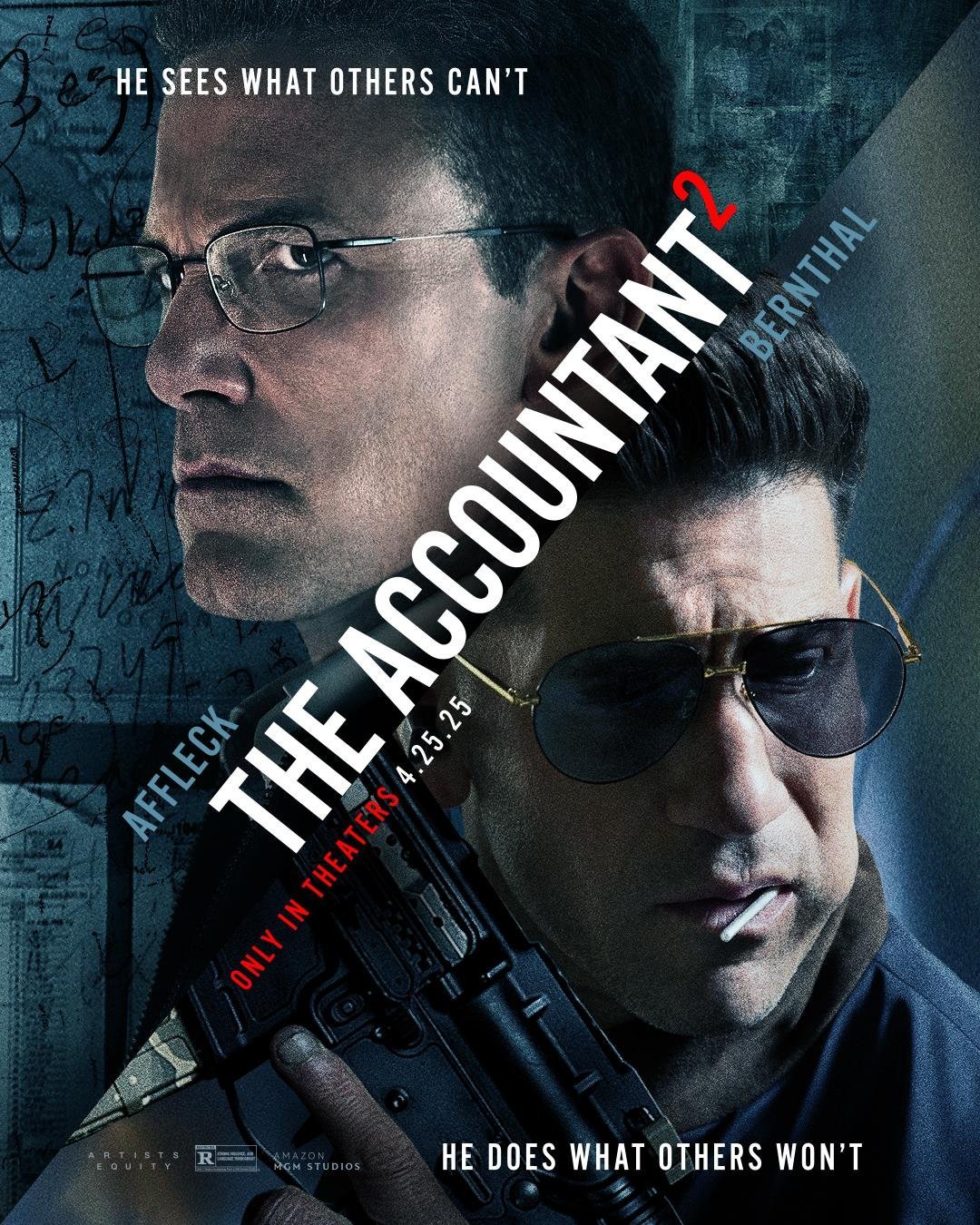 الكشف عن ملصق دعائي جديد لفيلم الأكشن والجريمة «The Accountant 2»