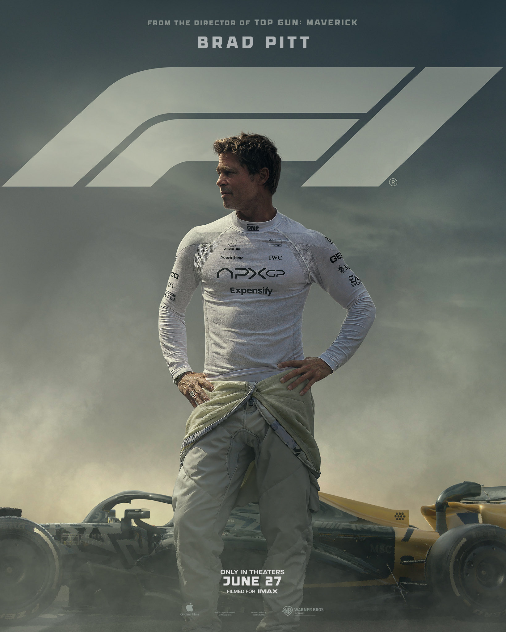 الكشف عن بوستر تشويقي جديد لفيلم «F1» لـ«براد بيت» عن سباقات «فورمولا 1»