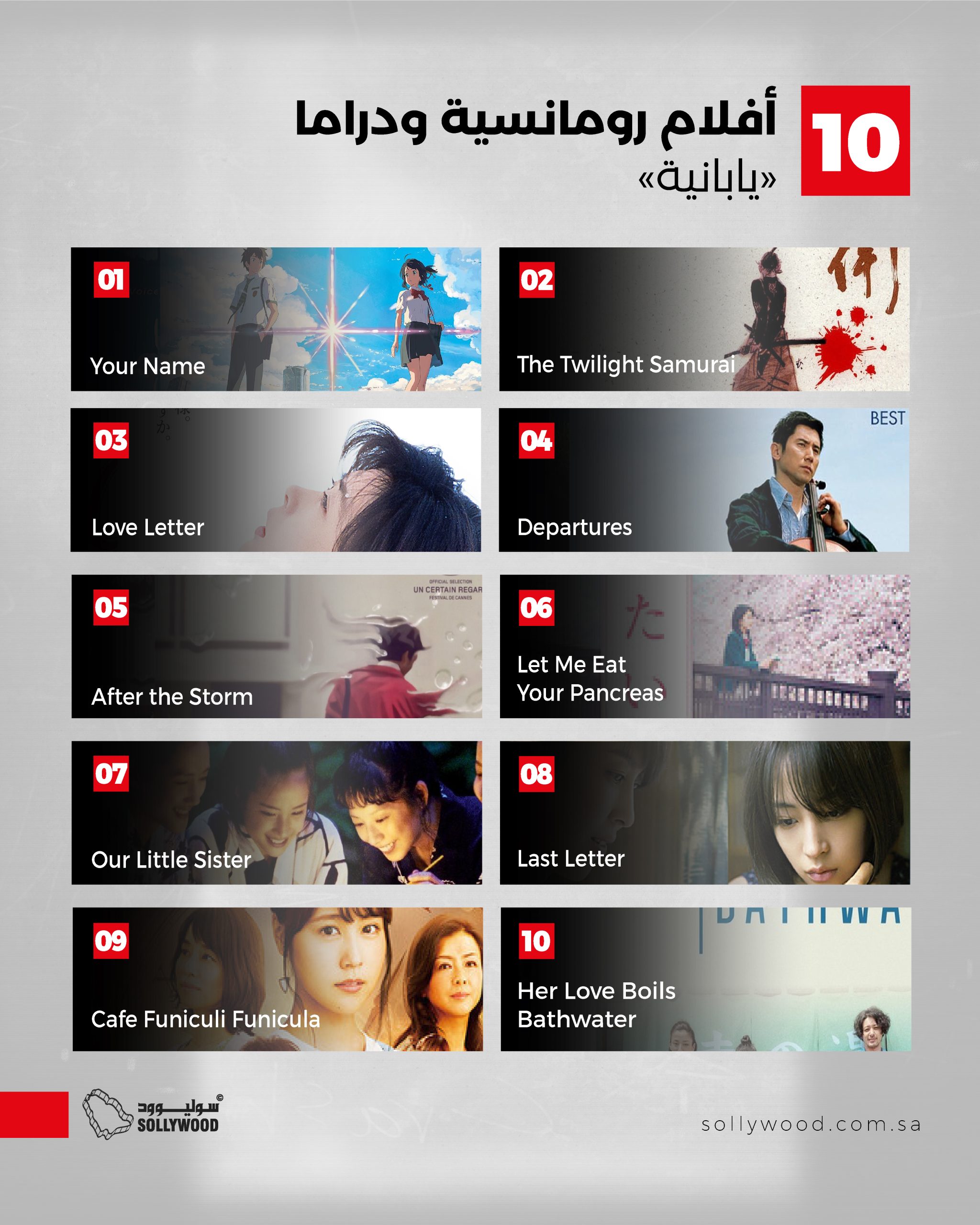 10 أفلام رومانسية ودراما «يابانية» آسرة 10 أفلام رومانسية ودراما «يابانية» آسرة