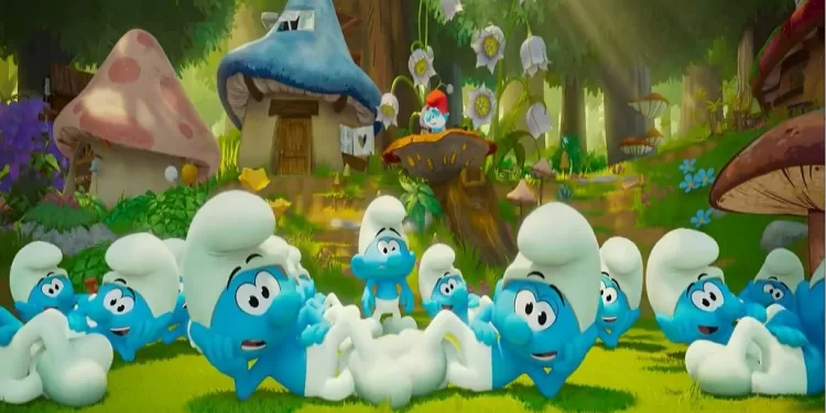 طرح مقطع تشويقي جديد لفيلم الأنيميشن والمغامرات الموسيقي «Smurfs»
