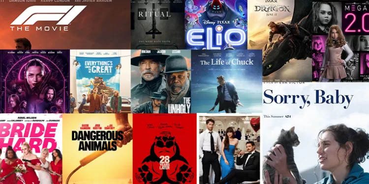 14 فيلمًا جديدًا في صالات السينما العالمية خلال شهر يونيو الجاري.. رعب وأكشن وحركة وكوميديا