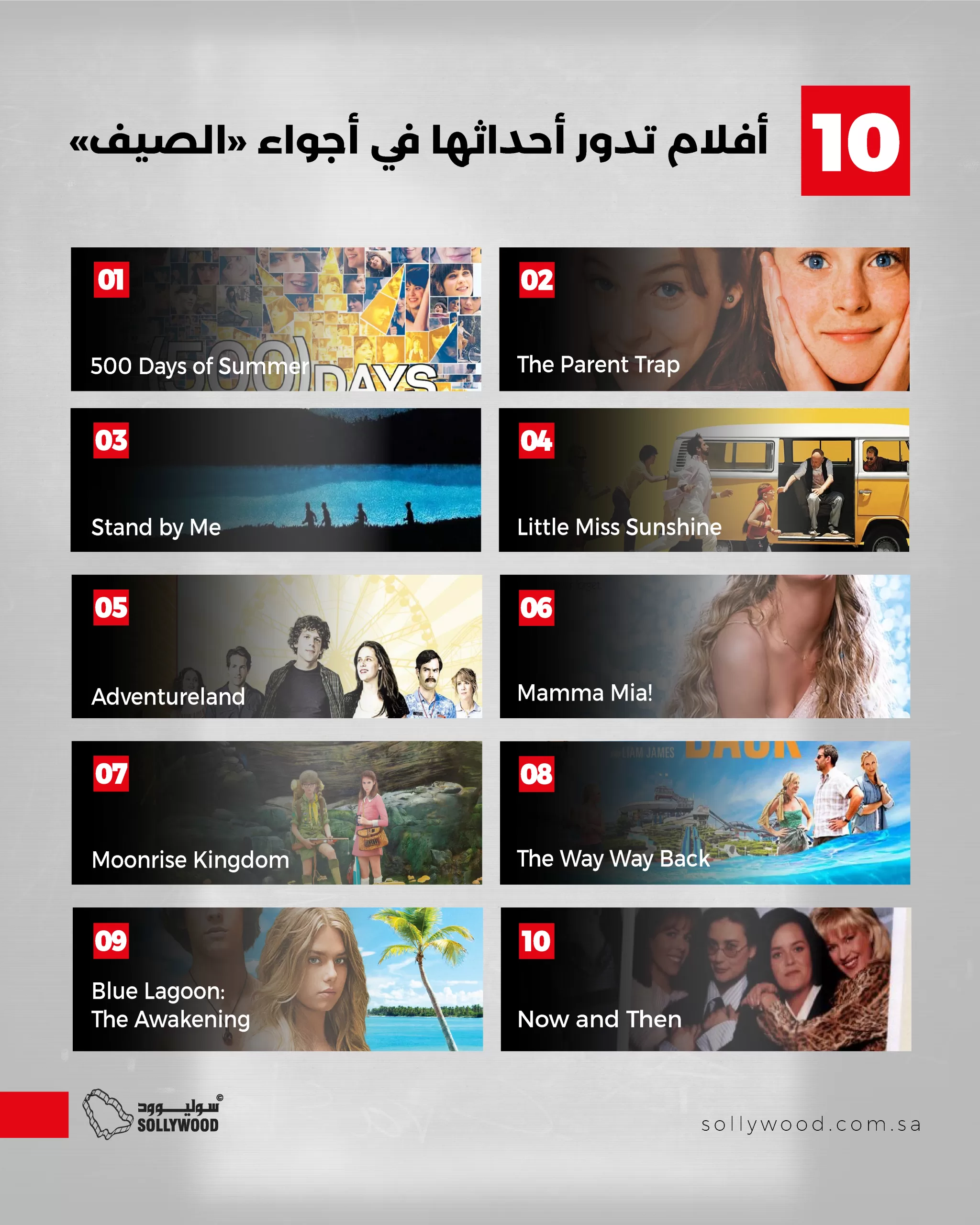 10 أفلام تدور أحداثها في أجواء «الصيف»