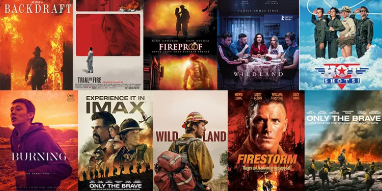 10 أفلام تُجسّد نضال «رجال الإطفاء» في مواجهة الحرائق