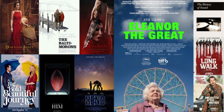10 أفلام جديدة في صالات السينما العالمية خلال شهر سبتمبر الجاري