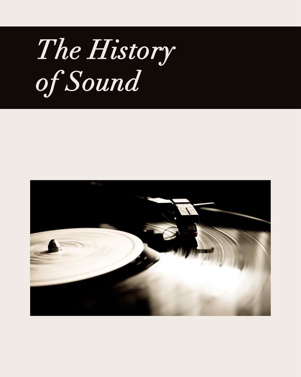 فيلم The History of Sound فيلم The History of Sound