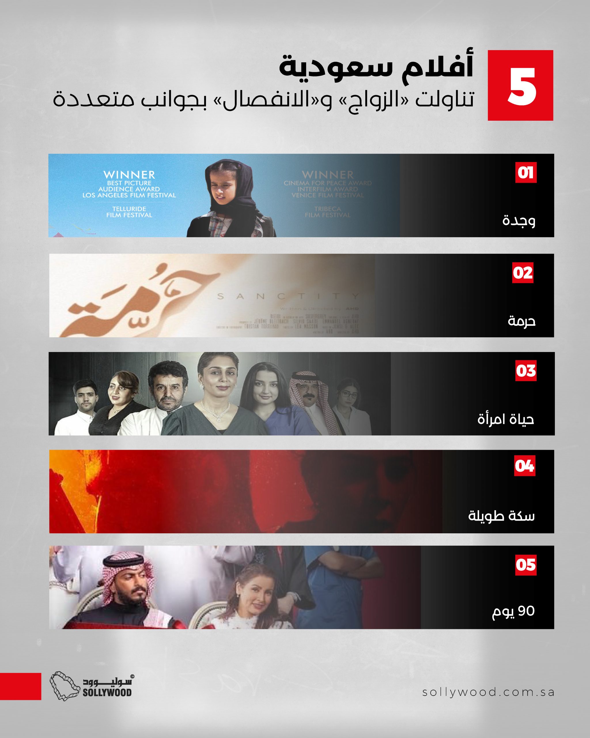 أفلام سعودية تناولت «الزواج» و«الانفصال» بجوانب متعددة أفلام سعودية تناولت «الزواج» و«الانفصال» بجوانب متعددة