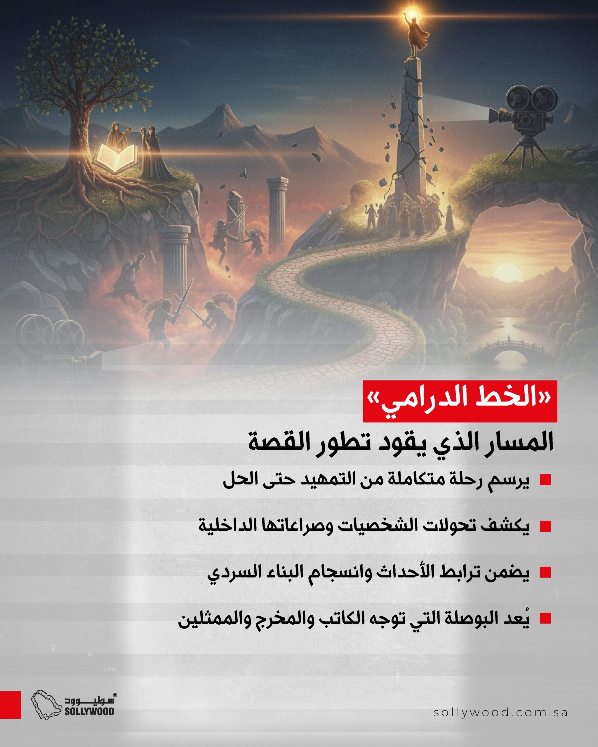 «الخط الدرامي»