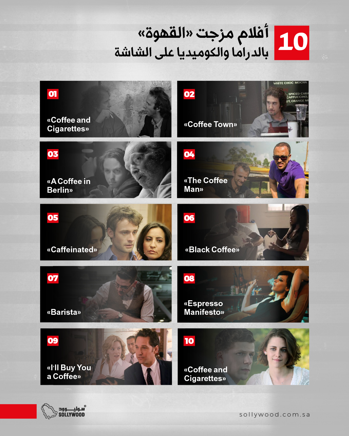 10 أفلام مزجت «القهوة» بالدراما والكوميديا على الشاشة 10 أفلام مزجت «القهوة» بالدراما والكوميديا على الشاشة