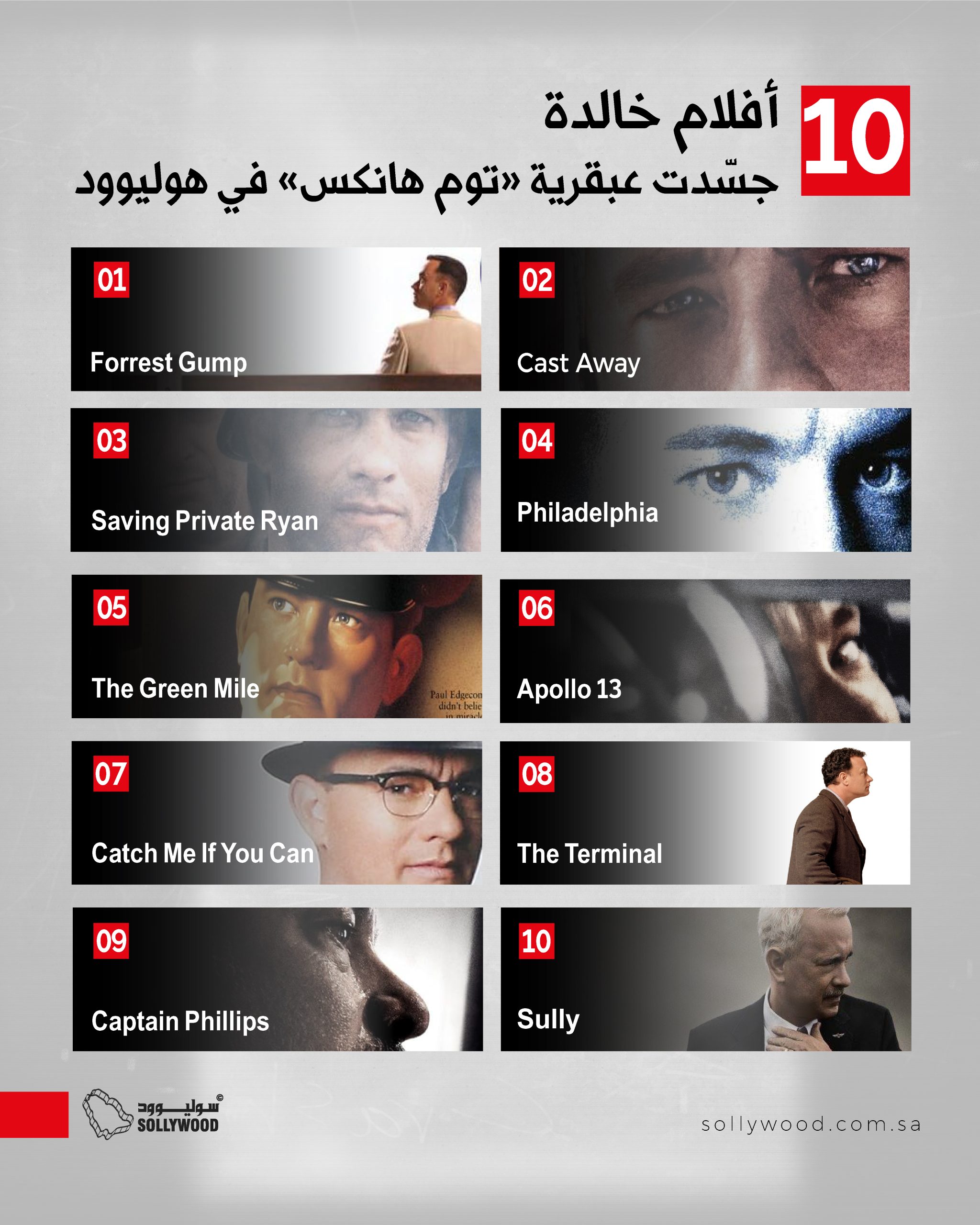 أفلام خالدة جسّدت عبقرية «توم هانكس» في هوليوود 