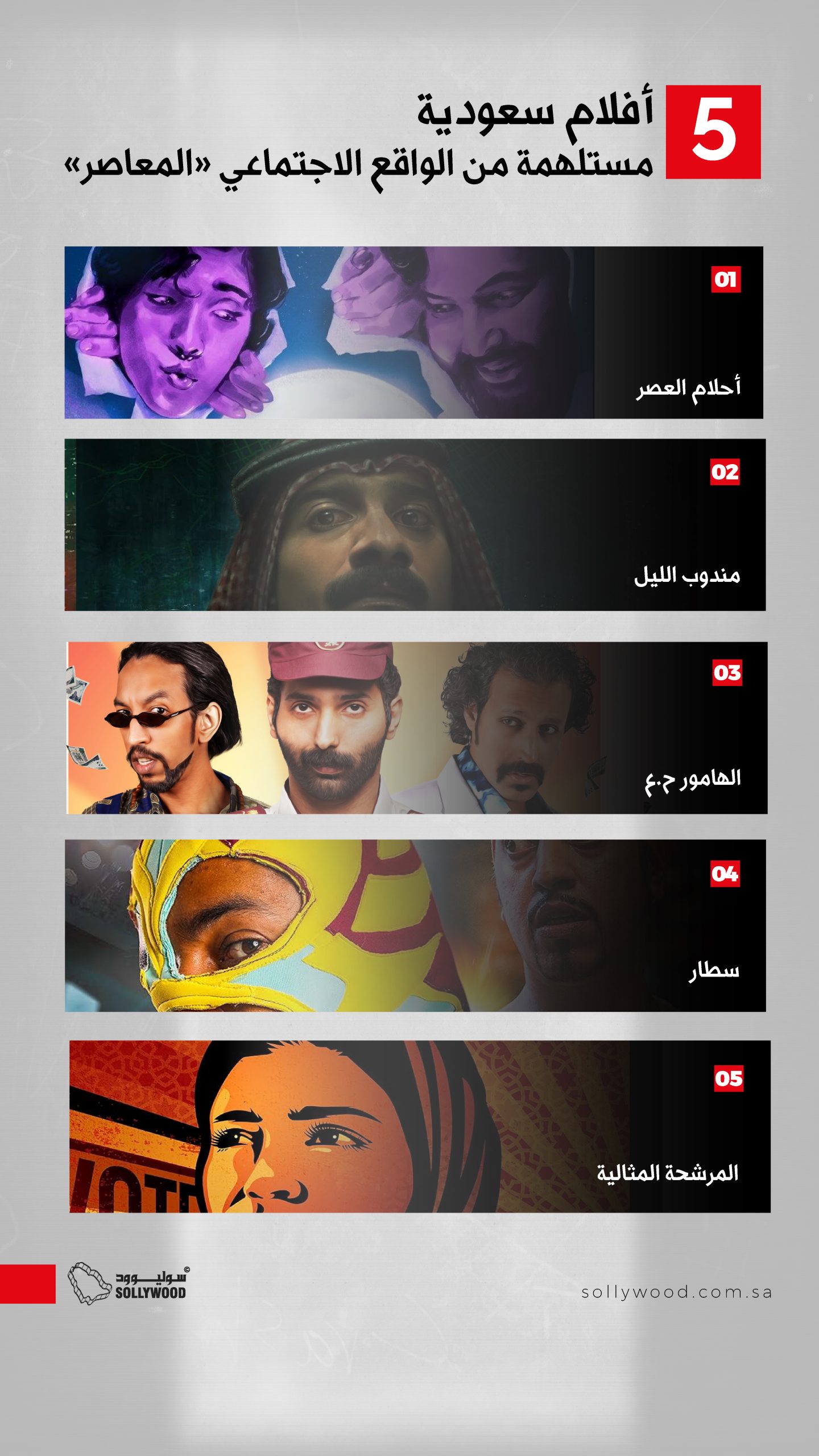 أفلام سعودية مستلهمة من الواقع الاجتماعي «المعاصر»