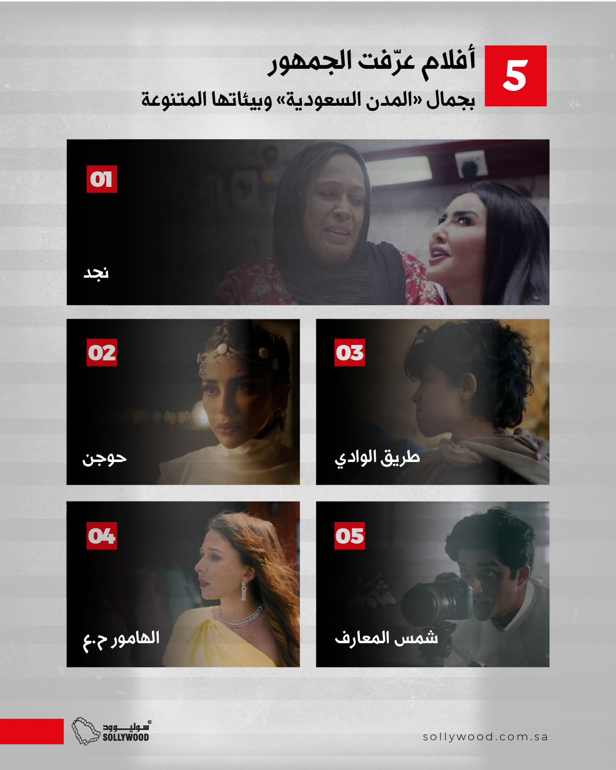 5 أفلام عرّفت الجمهور بجمال «المدن السعودية» وبيئاتها المتنوعة 5 أفلام عرّفت الجمهور بجمال «المدن السعودية» وبيئاتها المتنوعة