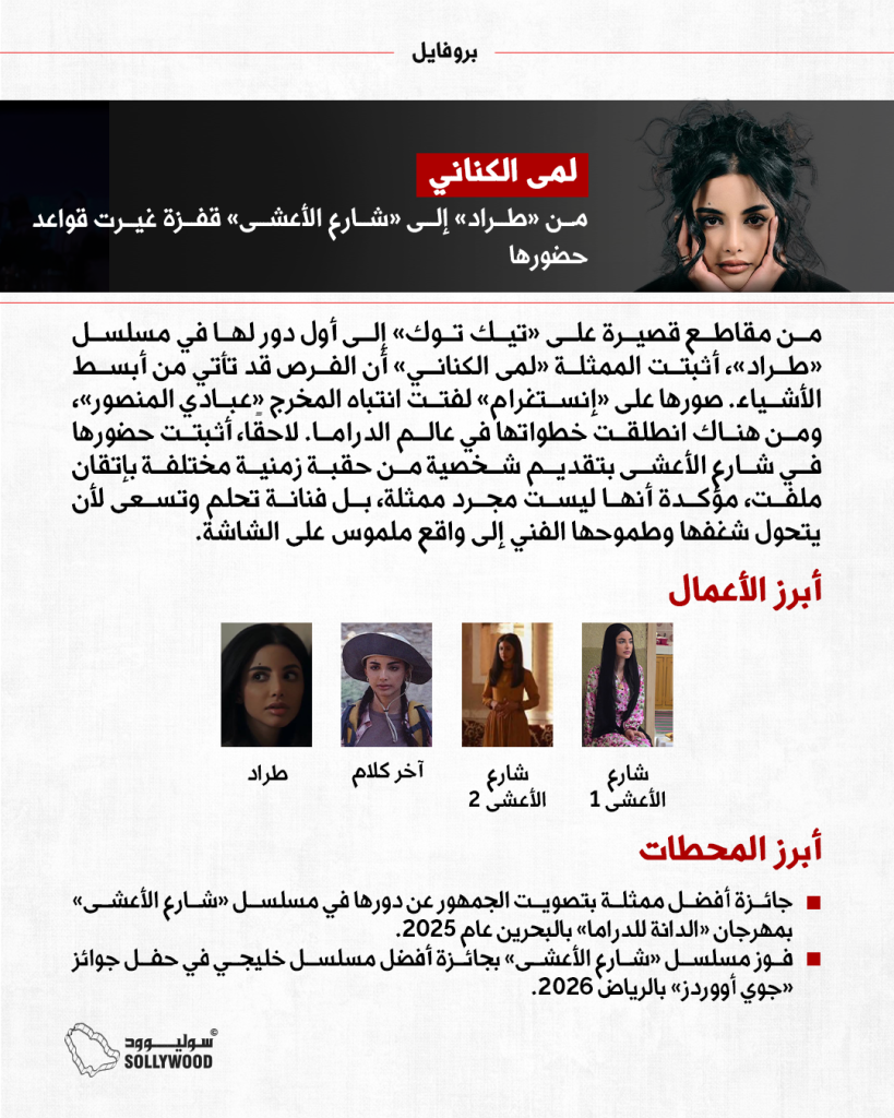 لمى الكناني بروفايل IN
