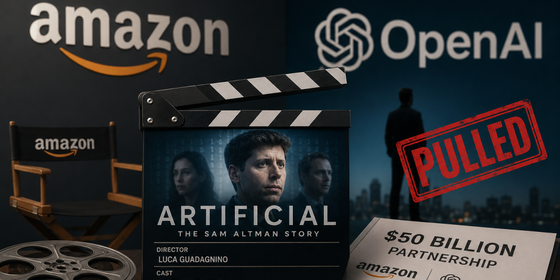«أمازون» تنسحب من توزيع فيلم «Artificial» عن سام ألتمان بعد اتفاقية ضخمة مع «OpenAI»