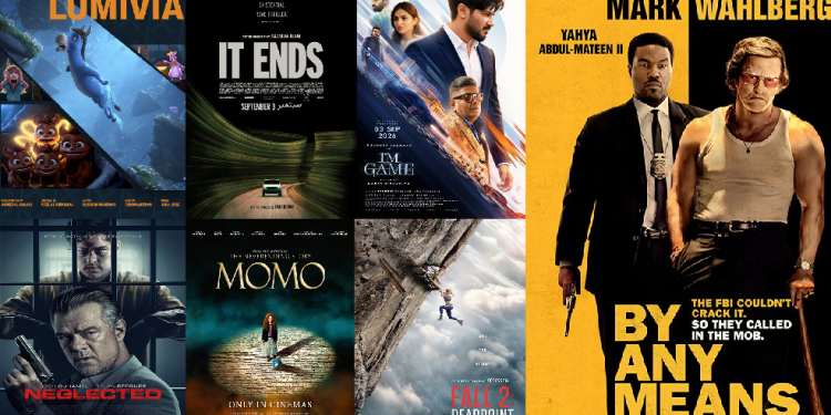 7 أفلام جديدة في صالات السينما السعودية.. اليوم