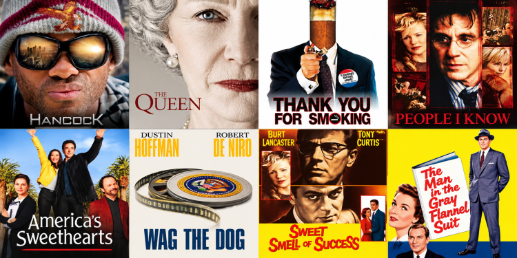 أفلام العلاقات العامة في السينما.. 8 أعمال عن إدارة السمعة والأزمات