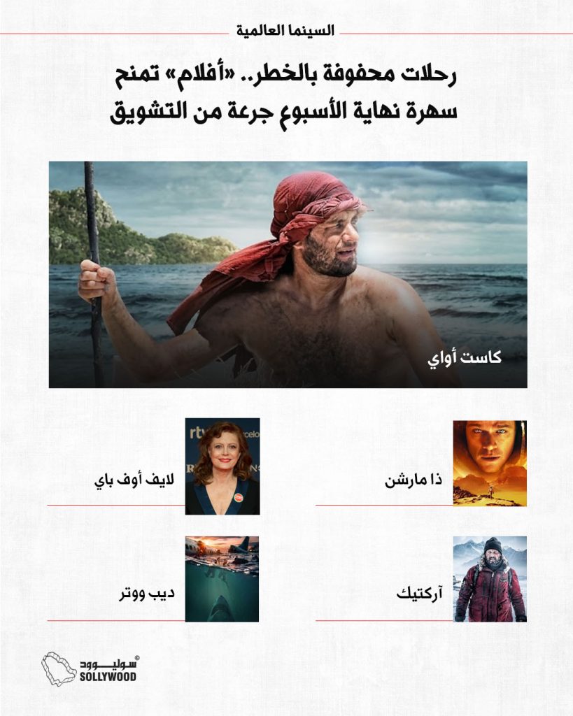 رحلات محفوفة بالخطر.. «أفلام» تمنح سهرة نهاية الأسبوع جرعة من التشويق
